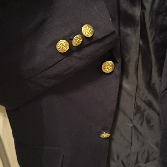 Navy blue boys suit jacket size 12 - Picture 2 of 4